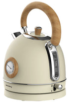 Czajnik elektryczny 1,8l Klausberg KB-7906 retro z Termometrem Beżowy 2200W 1.8 l 2200 w metal
