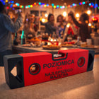 Poziomica na małpkę 100 ML prezent dla majstra budowlańca chłopaka urodziny gadżet budowlany, upominek na Dzień Ojca