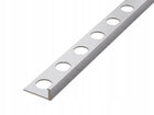 Profil aluminiowy licowy srerbrna anoda 8mmx270cm listwa wykończeniowa do płytek, cokół, narożnik
