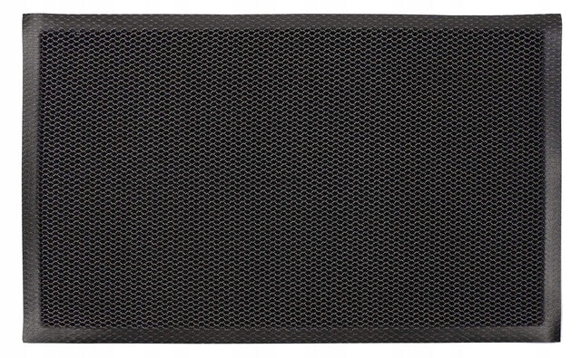 Wycieraczka Wejściowa Antypoślizgowa Na Buty 3D Solidna Siatkowa 90x150cm mata pod drzwi, do przedpokoju, PVC 10 mm, czarna