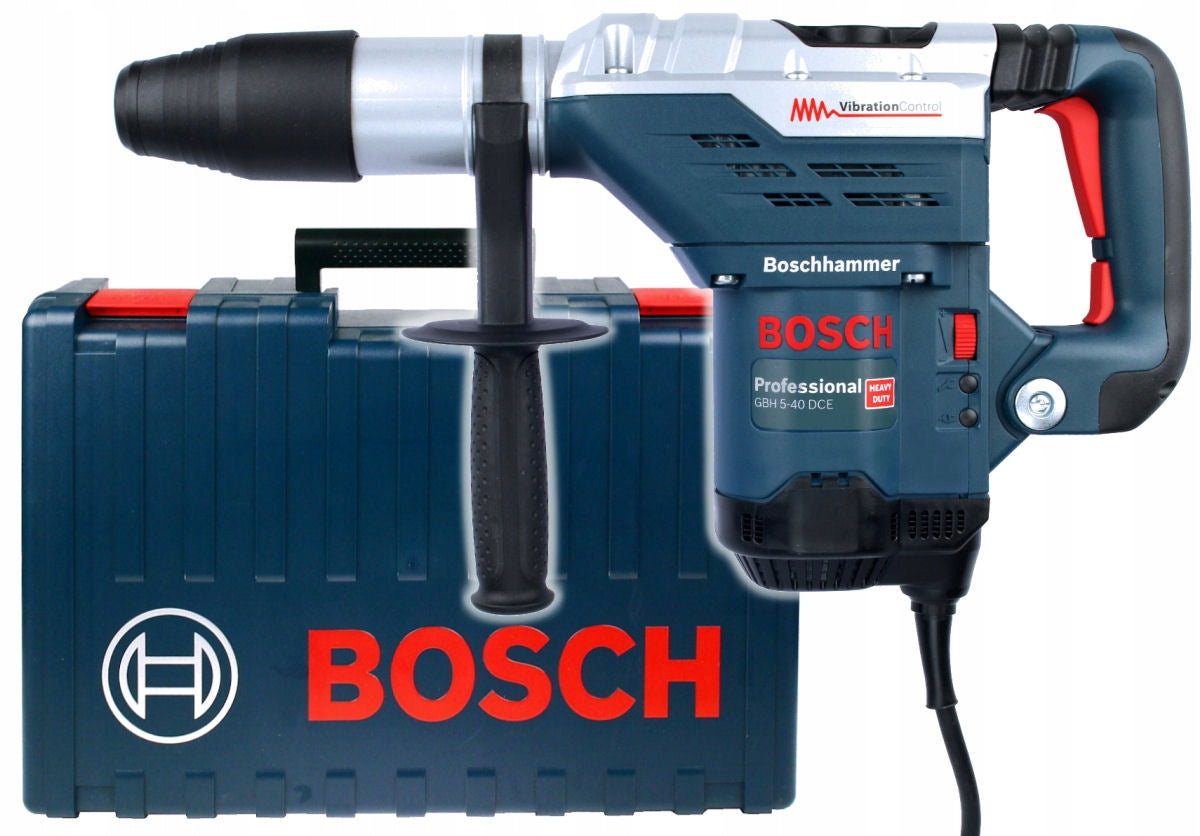 Młot GBH 5-40 DCE bosch uchwyt sds-max, klasa 5kg do wiercenia i kucia w betonie, dłutowanie, 1150 w, 8,8 J, zasilanie