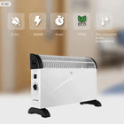 GRZEJNIK ELEKTRYCZNY ENERGOOSZCZĘDNY KONWEKTOROWY FARELKA TERMOSTAT 2000W 135 mm 400 mm grzewcza biały