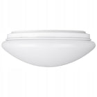 Plafon LED Lampa sufitowa panel czujnik mikrofalowy natynkowy 2xE27 okrągły biała oprawa na dwie żarówki, średnica 30