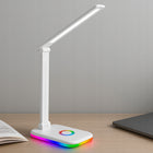 LAMPKA na BIURKO biurkowa nocna szkolna RGB DOTYKOWA podświetlenie REGULACJ lampa LED ściemniana 34 cm biała do
