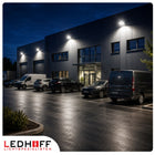 Naświetlacz LED 100W Reflektor IP65 Oświetlenie Zewnętrzne mocny 9000lm do ogrodu, podjazdu i elewacji, neutralna biel