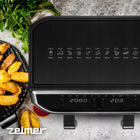 Frytkownica beztłuszczowa zelmer frytownica piekarnik podwójna AIR fryer 9l czarny