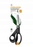 FISKARS FUNCTIONAL FORM NOŻYCZKI UNIWERSALNE KRAWIECKIE 25CM OSTRE PORZĄDNE nożyce kuchenne do tkanin czarno-zielone