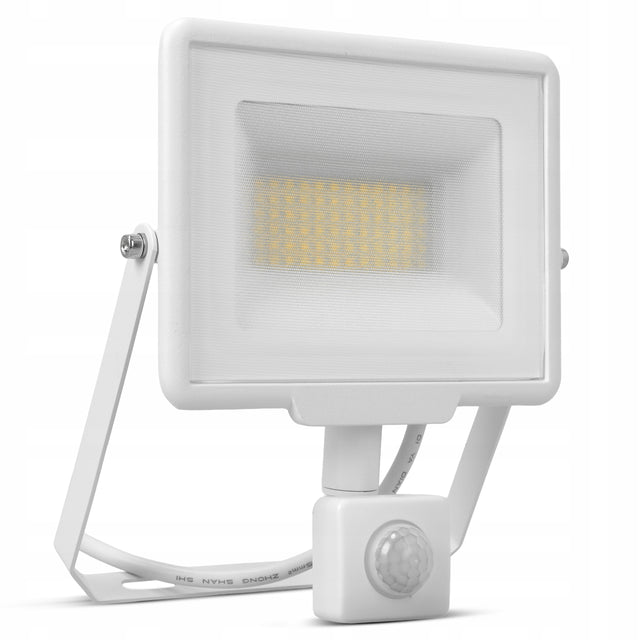 Halogen LED 50W Czujnikiem Ruchu Zmierzchu Naświetlacz Lampa Zewnętrzna PIR reflektor ogrodowy IP65 4000 lm 4500 K światło neutralne