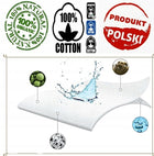 Prześcieradło nieprzemakalne-ochraniacz 90x200 - Lux - 15 Rozmiarów frotte z gumką, wodoodporna osłona materaca, białe