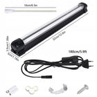 Lampa UV 48x LED 395-400nm 10W Wtyczka ŚCIENNA SUFIT 230V Ultrafioletowa promiennik, światło fioletowe do wnętrz