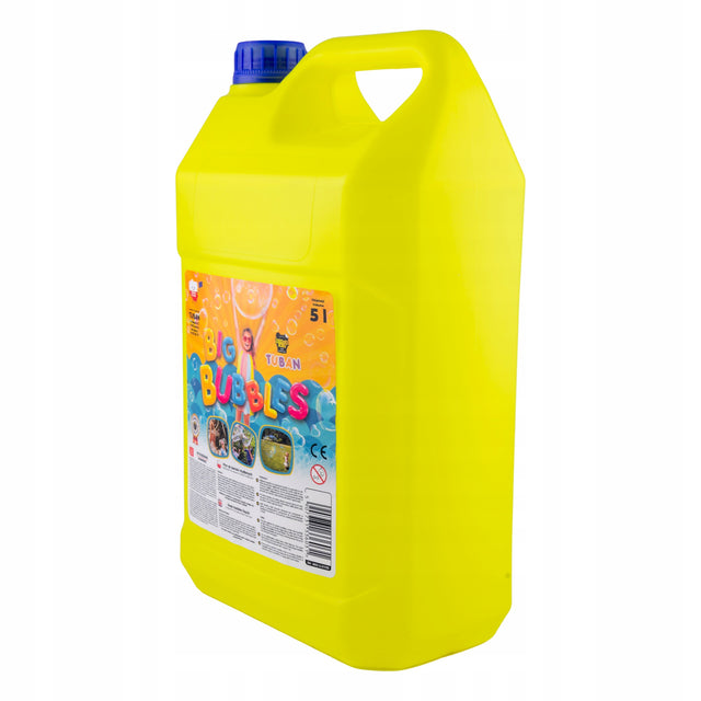 Płyn do baniek mydlanych 5l 5000 ml żółty wiek 3 lata+