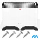 GRZEJNIK ELEKTRYCZNY ENERGOOSZCZĘDNY TERMOSTAT KONWEKTOR MOCNY 2000W 52 mm 34 mm grzewcza biały
