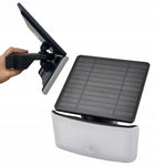 13489 Naświetlacz Solarny LED Lampa z Czujnik Ruchu PIR Zmierzchu Biała oświetlenie zewnętrzne 600 lm 4000 K IP44