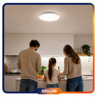 Brilum Plafon LED 12W IP54 z Czujnikiem Ruchu 4000K 1020lm Okrągły avesta R lampa sufitowa do łazienki, neutralna barwa
