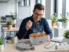 Elektryczny lunch BOX podgrzewacz obiad 230/12/24V + torba termiczna pojemnik na żywność 1100 ml do samochodu i pracy