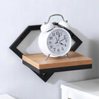 Kwietnik wiszący ścienny metalowy półka na kwiaty doniczkę ścianę loft stojak roślinny czarny 19 cm