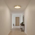 Plafon LED Lampa Sufitowa Oprawa Natynkowa Panel 18W 990lm 4000K osram okrągłe oświetlenie wnętrz, złote, neutralna
