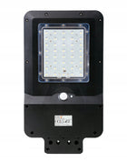 Lampa oprawa uliczna solarna LED 15W 4000K z czujnikiem ruchu wodoodporna naświetlacz zewnętrzny 1600 lm IP65 światło