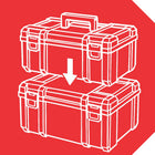 Qbrick system TWO BOX 200 kosz organizer modułowa skrzynka narzędziowa 26l pojemnik warsztatowy z uchwytem, rozdzielane