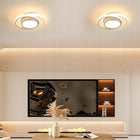 Lampa sufitowa LED plafon ring biały 32W 3000K - nowoczesna do salonu okrągła oprawa z ciepłym światłem, zintegrowane