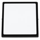 Plafon LED panel natynkowy niemrugający 24W czarny kwadratowa lampa sufitowa z wbudowanym źródłem światła 28x28 cm