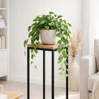 Kwietnik stojący podłogowy metal stojak na kwiaty doniczki półka loft craft podstawa pod roślinę, do salonu, 63 cm
