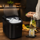 Kostkarka do lodu HIX wydajna szybka cicha maszyna do kostek 12kg + łopatka 160 w czarny
