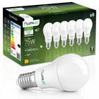 6x Żarówka LED E27 A60 10W = 75W 1100lm 4000K 260° lumiled NIE mruga źródło światła do lamp, neutralna biel, zamiennik