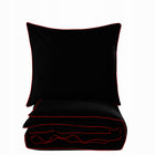Pościel 140x200 +1 Poszewka 70x80 Komplet Pościeli basic prestige black poszwa na kołdrę, tekstylia sypialniane, gładki
