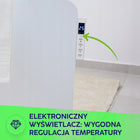 Grzejnik elektryczny na podczerwień łazienkowy pokojowy biały MPM MUG-24 ogrzewacz 450 w WiFi Tuya termostat