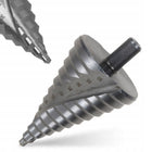 Wiertło stopniowe spiralne do metalu 6-60 mm solidne mocne choinkowe, stożkowe, uniwersalne, mocowanie stożkowe