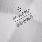 GARNEK ze STALI NIERDZEWNEJ Indukcja DUŻY GAZ Starke Pro Barcelo 20L 34cm kocioł do zupy, bigosu i przetworów, wysokość