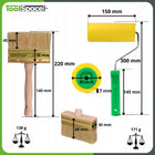 Zestaw do tapetowania Standard ToolSpace 6 elementów do tapetowania akcesoria, klejenie i układanie tapet, narzędzia