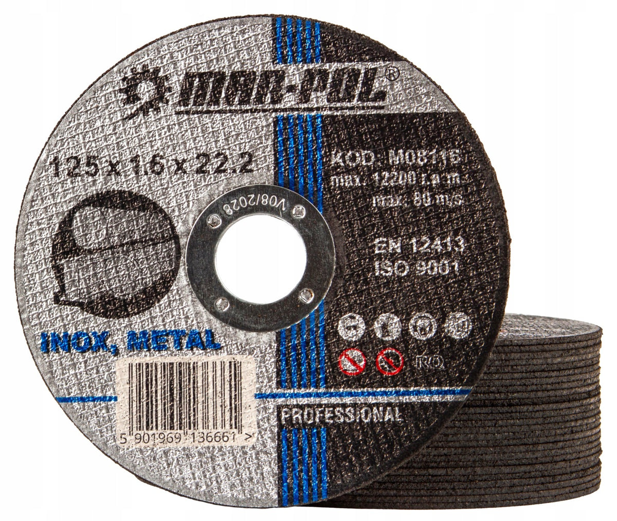 25 szt tarcze do cięcia metalu 125mm tarcza inox 125x1.6 100% dobra jakość z 837 sztuk
