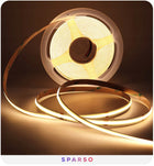 Taśma LED COB neon 1m 24V 3000K Wodoodporna biała ciepła 320LED/M na metry IP67 1000 lm do podświetlenia dekoracyjnego