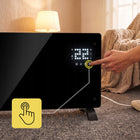 Grzejnik elektryczny konwektorowy WiFi termostat LED przenośny Wisser 2500W ogrzewacz pokojowy do dogrzewania