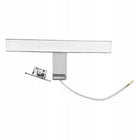 Lampka Łazienkowa Na Szafkę Lampa Nad Lustro LED Chrom Kinkiet Naszafkowy oprawa ścienna srebrna 30 cm, zintegrowane