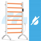 GRZEJNIK ELEKTRYCZNY ŁAZIENKOWY DRABINKA ŚCIENNY STOJĄCY TERMOSTAT 200W 500 mm 905 mm grzewcza biały