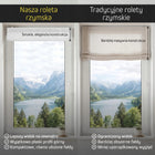 Roleta rzymska Ivora inwazyjna 160x175 cm kość słoniowa półzaciemniająca osłona okienna z poliestru