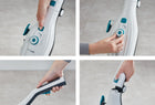 Mocny elektryczny MOP parowy odkurzacz składany 1200W 400ml zestaw parownica do podłóg, nagrzewanie 30 s, przewód 7 m