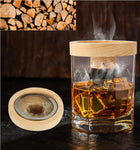 Zestaw do wędzenia whisky smoker drewienka prezent dla chłopaka i męża aromatyzator do drinków i koktajli, akcesorium