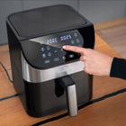 Frytkownica beztłuszczowa frytownica airfryer duża 12 programów 6l wizjer czarny