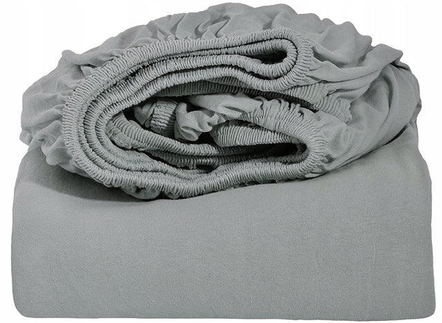 Prześcieradło z gumką 160x200 + 25 CM Jersey różne kolory do wyboru na materac dwuosobowy, elastyczne, dopasowane pokrowiec na łóżko małżeńskie