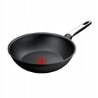Tefal Wok 28 cm Expertise Plus INDUKCJA nieprzywierająca powłoka, duży wok patelnia głęboka do smażenia na kuchni