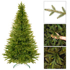 CHOINKA SZTUCZNA ŚWIERK NATURALNY PIĘKNY 220cm gęsta żywa PE PREMIUM STOJAK 201 - 220 cm zielony