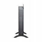 Grzejnik elektryczny szklany konwektorowy programowalny timer 2500W WiFi 820 mm 470 mm grzewcza czarny