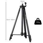 Statyw trójnóg do lasera krzyżowego poziomicy tripod libella+adapter 160cm do niwelatora, teleskopowy, gwint 5/8 cala