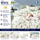Komplet pościeli 180x200 3 częściowe bawełniane na zamek dużo wzorów poszewki 70x80, motyw kwiatowy, wielokolorowa
