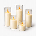ŚWIECZKA WKŁAD LED DO ZNICZA EFEKT PŁOMIENIA NA BATERIE ŚWIECA 20cm SW3 lampka cmentarna, dekoracja grobu, ponad 75 h