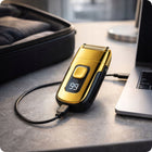 Golarka Męska VGR Foliowa 150min USB LED Trymer Do Głowy Brody Zarostu